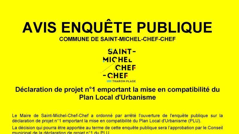 Avis d'enquête publique