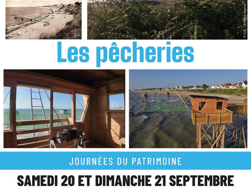 Journées du Patrimoine : les pêcheries, visites et lectures-spectacles