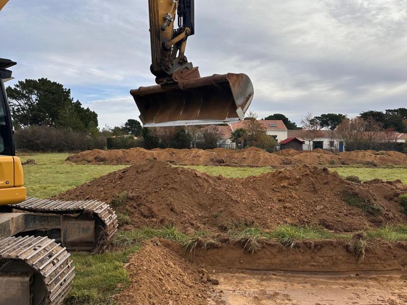 Travaux au sud de la place du Marché