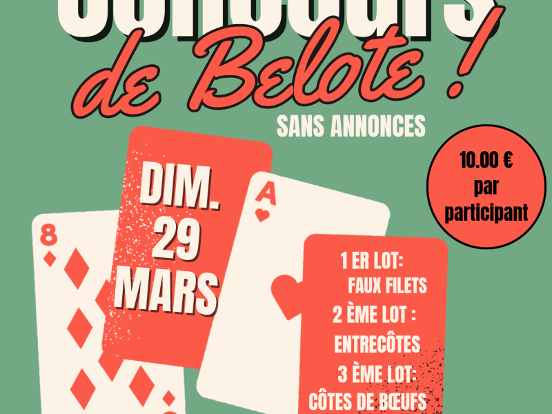 Concours de Belote 